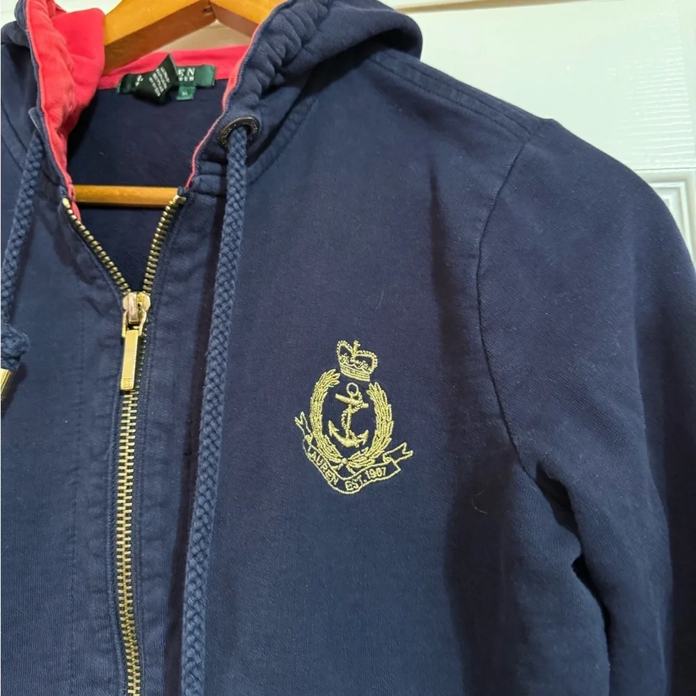Ralph Lauren Full Zip Hooded Sweatshirt